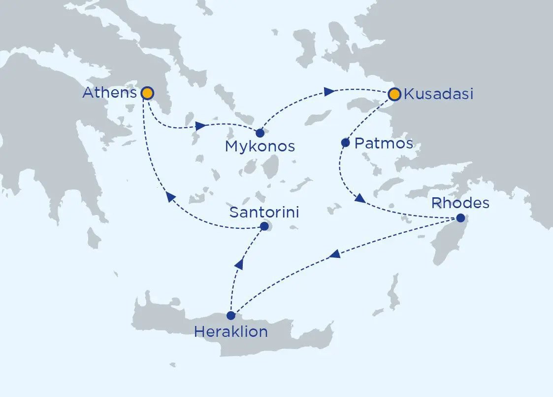 4 Nights Cruise Iconic Aegean